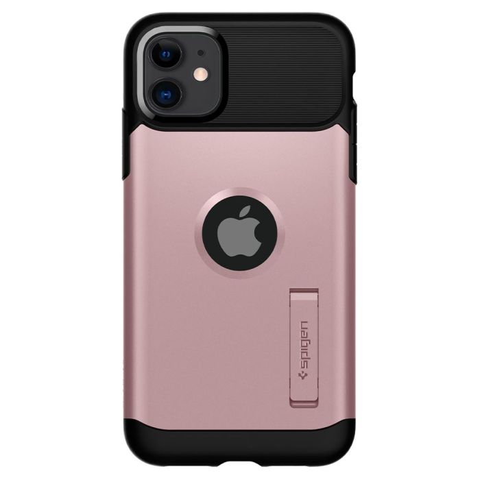 Plastové puzdro SPIGEN Slim Armor pre Apple iPhone 11 ružovo zlaté