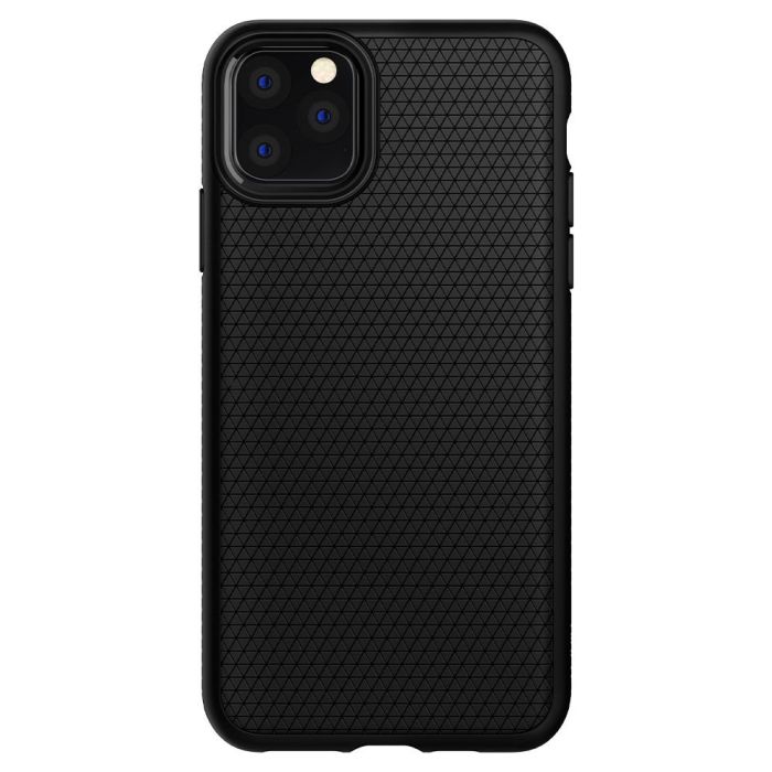 Silikónové puzdro na Apple iPhone 11 Pro Max Spigen Liquid Air čierne