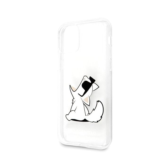 Karl Lagerfeld KLHCN61CFNRC Choupette Fun pre Apple iPhone 11 transparent 