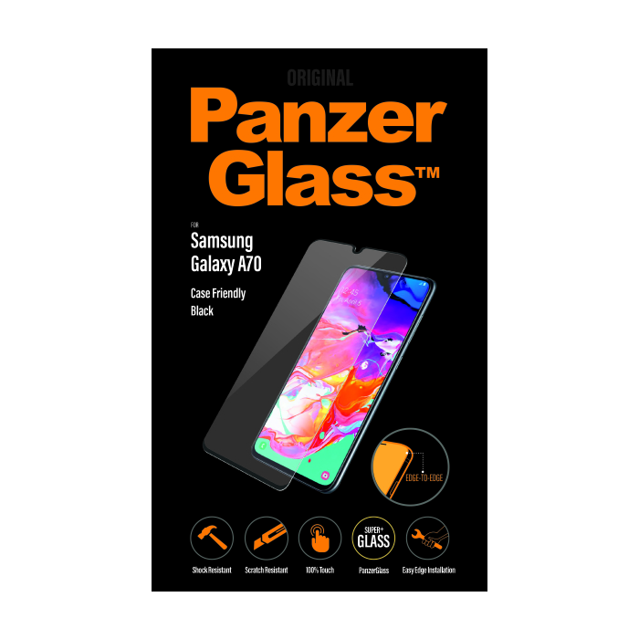 PanzerGlass pre Samsung Galaxy A70 čierne