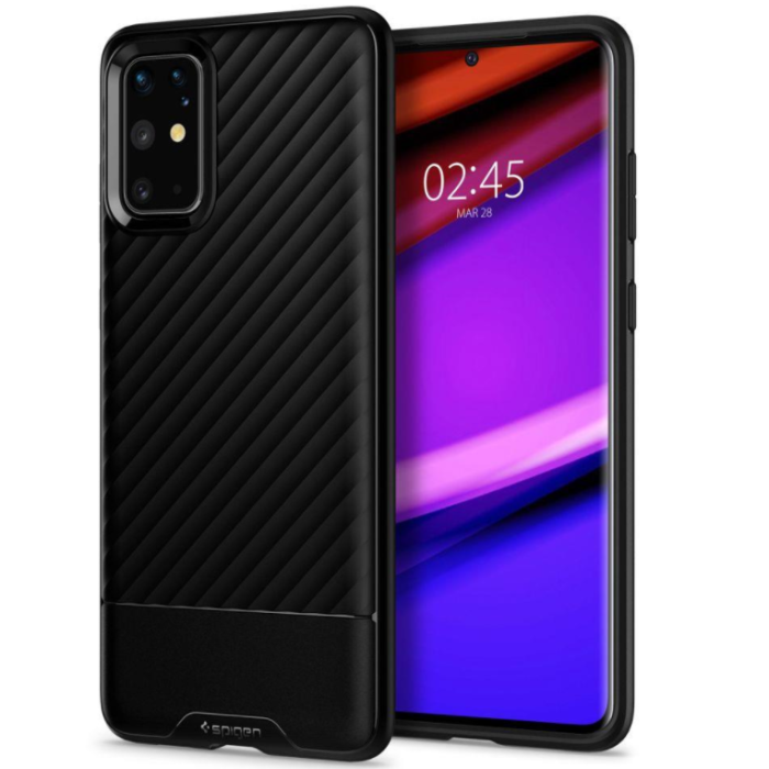 Silikónové puzdro na Samsung Galaxy S20 Ultra Spigen Core Armor čierne