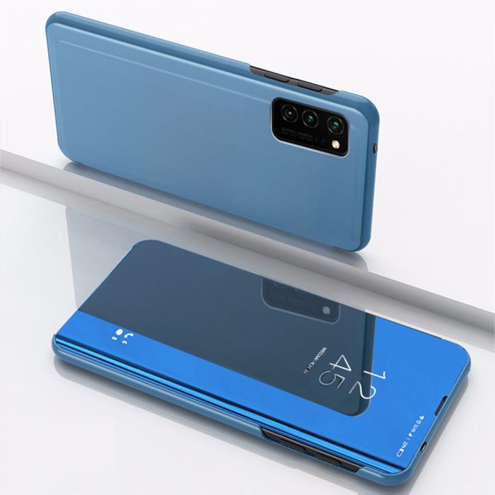 Diárové puzdro na Huawei Y6s/Honor Play 8A Clear View modré