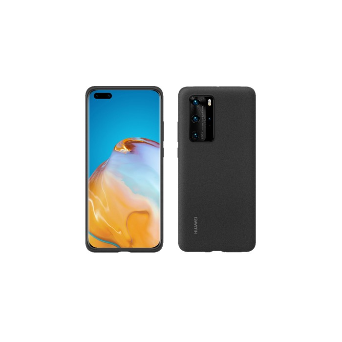 Huawei Silicone Case P40 Pro Cierny