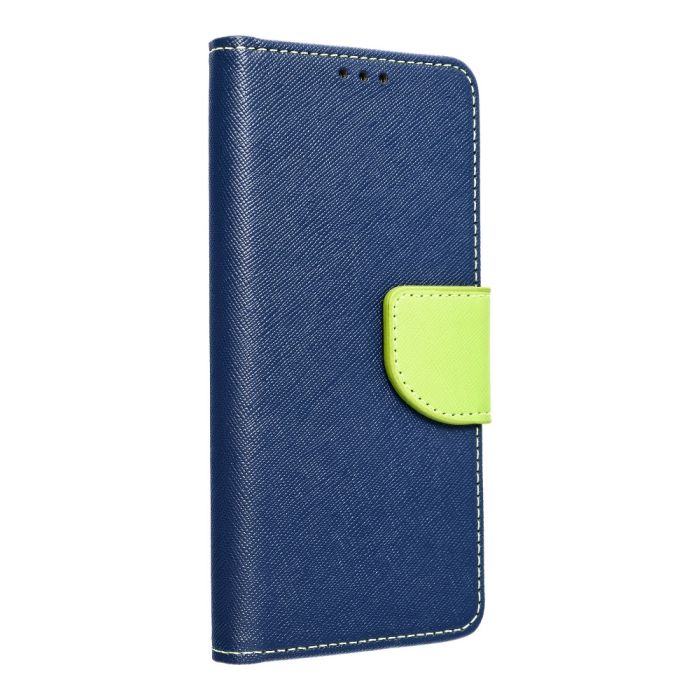 Diárové puzdro na Xiaomi Redmi Note 9s/9 Pro/9 Pro Max Fancy modro-limetkové 