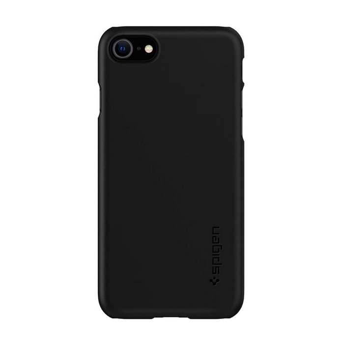 Plastové puzdro Spigen Thin Fit pre Apple iPhone 7/8/SE 2020 čierne