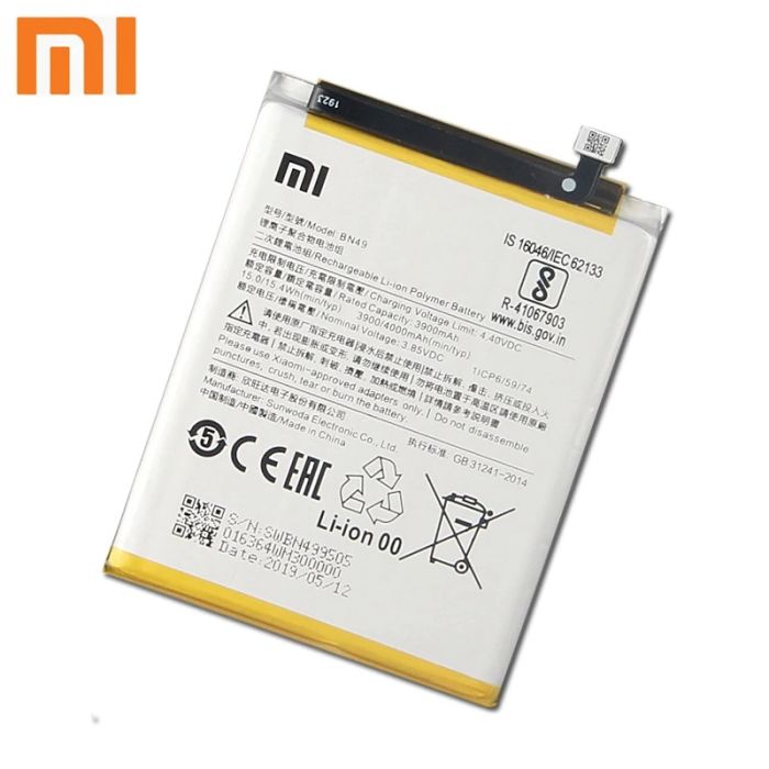 BN49 Xiaomi Original Baterie 4000mAh (Bulk)