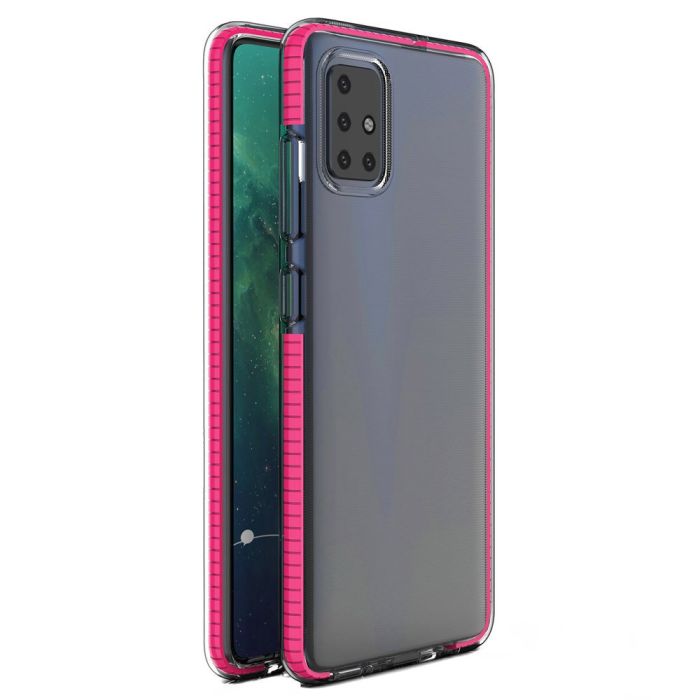 Silikónové puzdro Spring TPU pre Xiaomi Redmi Note 9 Pro/Redmi Note 9S ružové