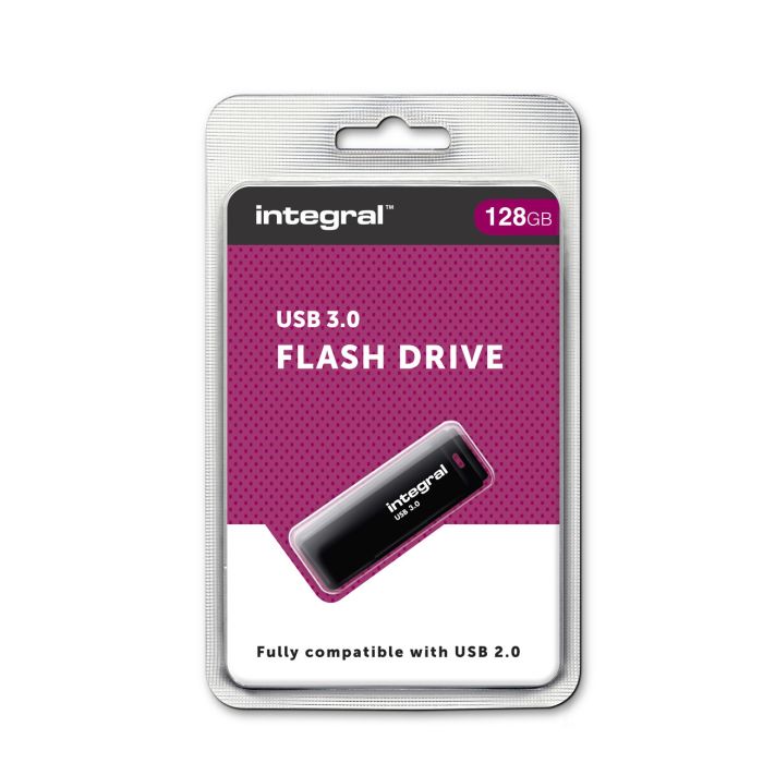 USB kľúč Integral Pendrive 128 GB USB 3.0 čierny
