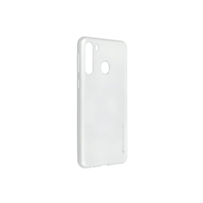 Silikónové puzdro na Samsung Galaxy A21 Jelly Mercury strieborné