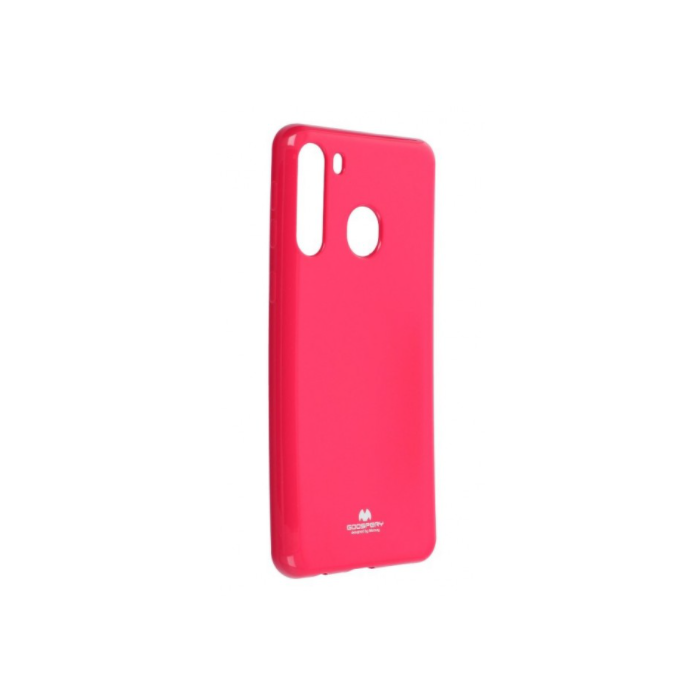 Silikónové puzdro na Samsung Galaxy A21 Jelly Mercury magenta
