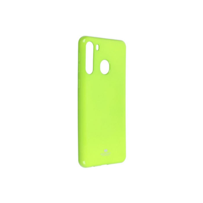 Silikónové puzdro na Samsung Galaxy A21 Jelly Mercury limetové