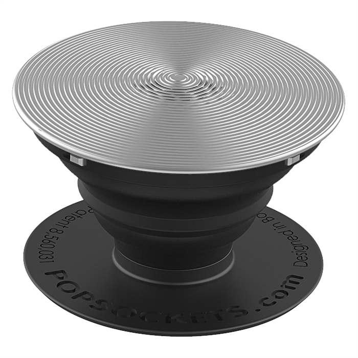 PopSockets Original PopGrip, Twist Space Grey Aluminum, hliníkový