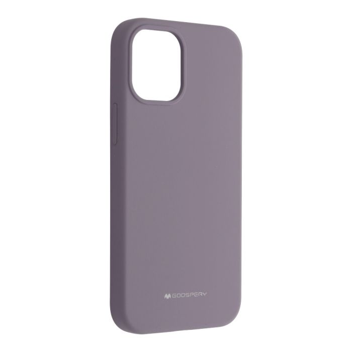 Silikónové puzdro na Apple iPhone 12 Pro Max Mercury Silicone levanduľové