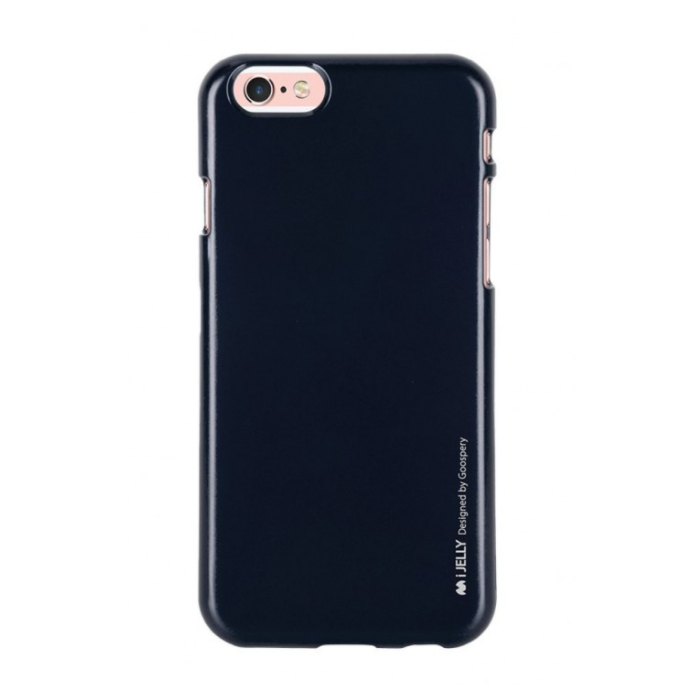 Silikónové puzdro na iPhone 12 Pro Max Mercury i-Jelly čierne