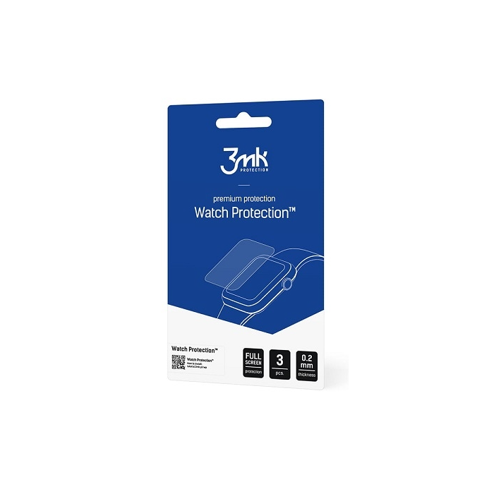 Ochranná fólia na Xiaomi Mi Band 5 Watch 3MK Arc transparentná