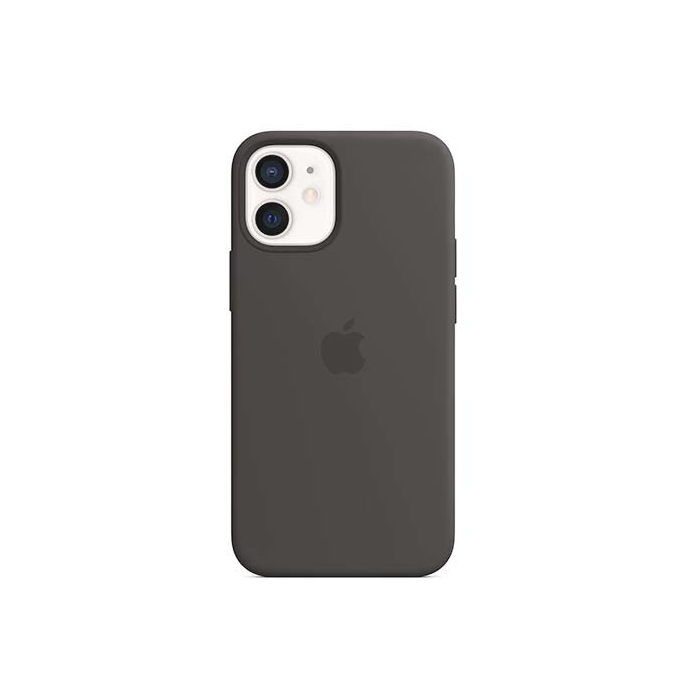 Puzdro Apple na Apple iPhone 12 mini Silicone MagSafe čierne