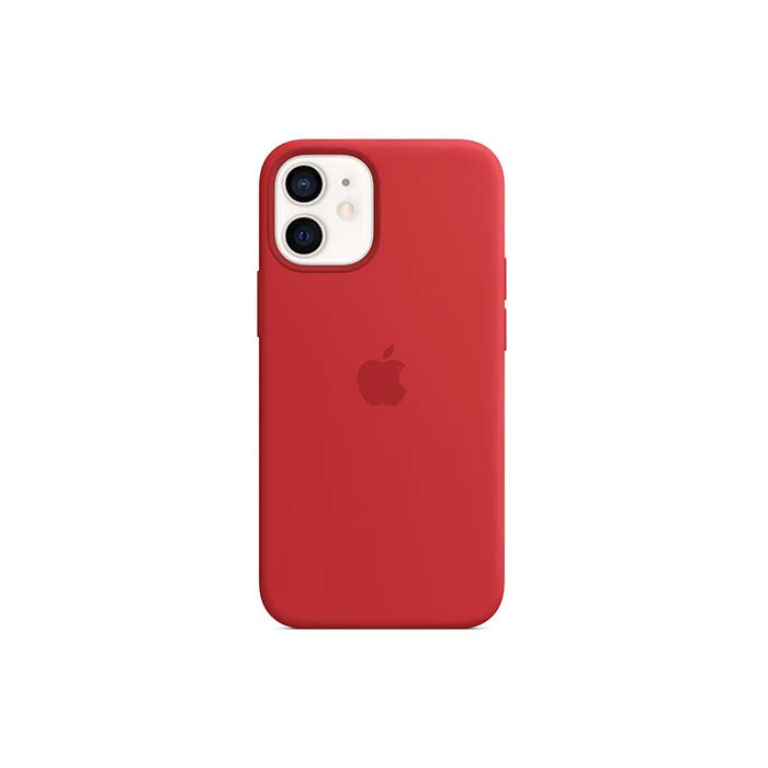 Puzdro Apple na Apple iPhone 12 mini Silicone MagSafe červené