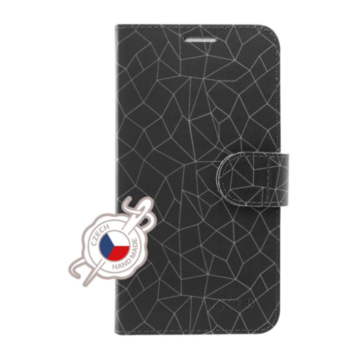 Diárové puzdro na Samsung Galaxy A7 A750 2018 Fixed Fit Mesh šedé