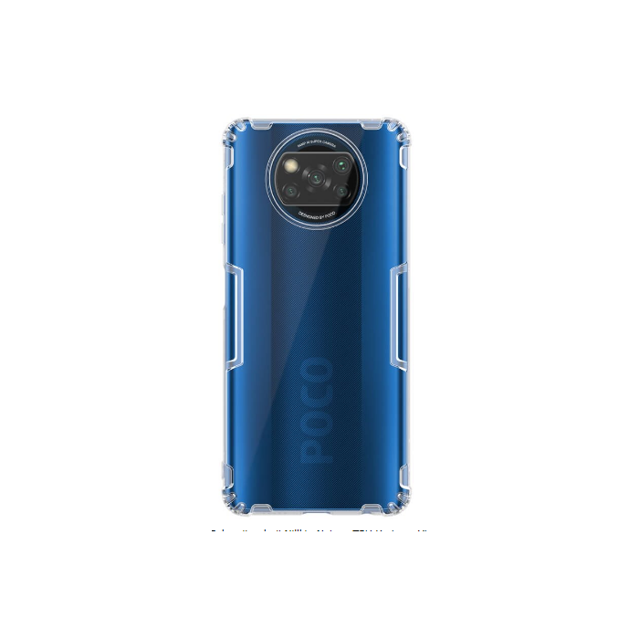 Nillkin Nature TPU Kryt pre Xiaomi Poco X3 Transparentný