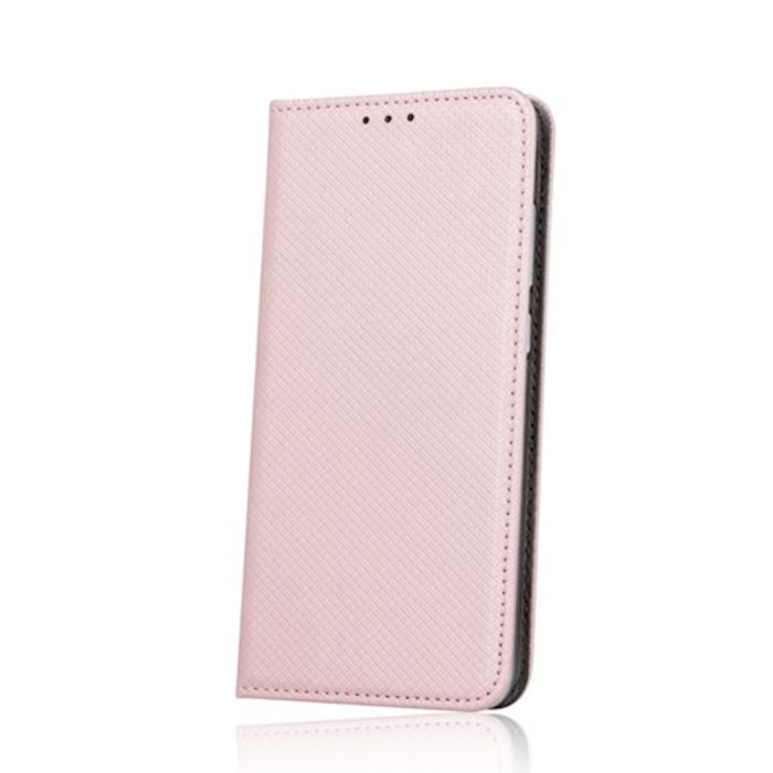 Diárové puzdro na Samsung Galaxy A02S Smart Magnet ružovo zlaté