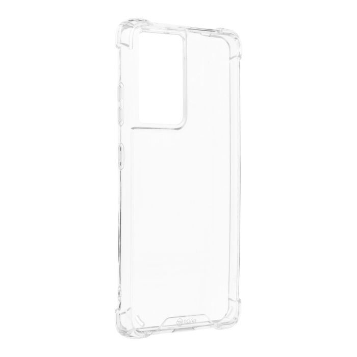 Odolné puzdro na Samsung Galaxy S21 Ultra 5G Armor Jelly Roar transparentné