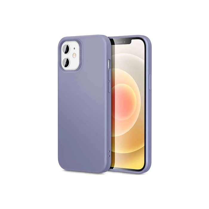 Silikónové puzdro na Apple iPhone 12 Mini ESR Cloud Soft Silicone fialové