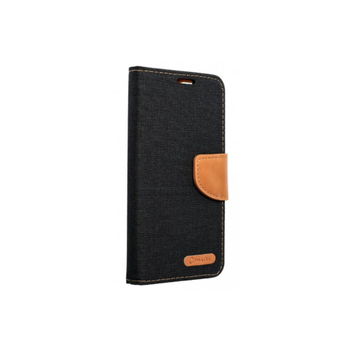 Diárové puzdro na Samsung Galaxy A42 5G Canvas čierne