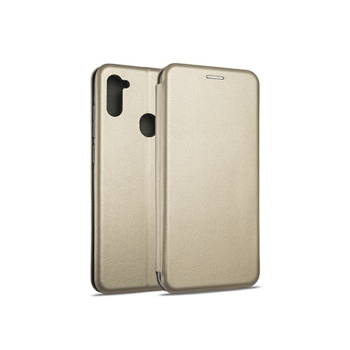 Diárové puzdro na Samsung Galaxy A11 Smart Diva Beline ružovo-zlaté