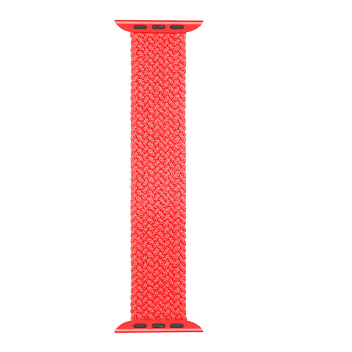 Náhradný remienok na Apple Watch 42 - 44 mm Tactical 778 M červený