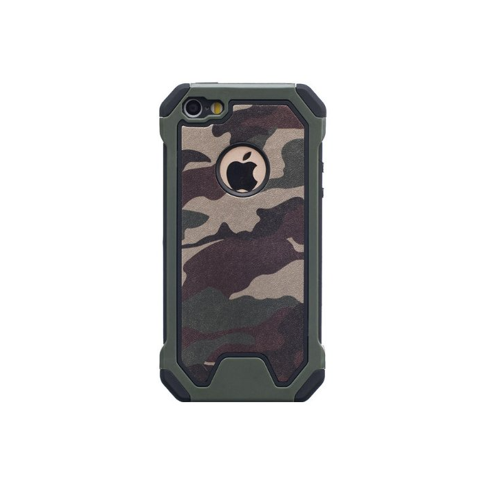 Silikónové puzdro Army Camouflage TPU pre iPhone 12 Mini zelené