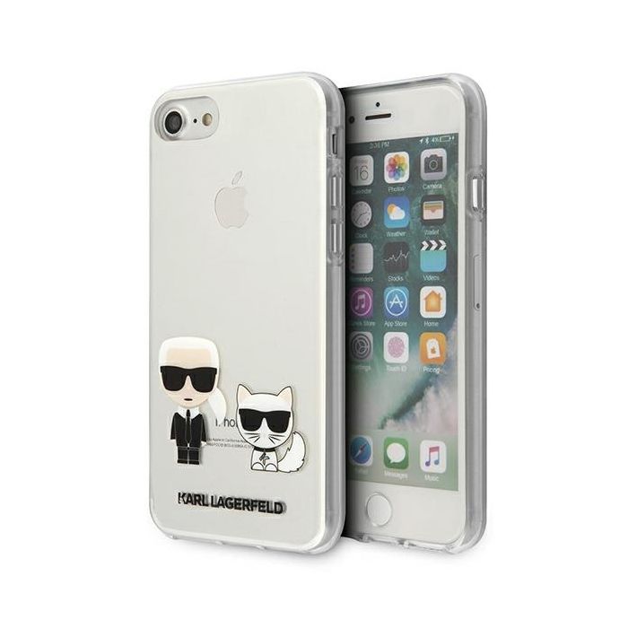 Puzdro Karl Lagerfeld na iPhone X/ iPhone XS KLHCPXCKTR Karl & Choupette