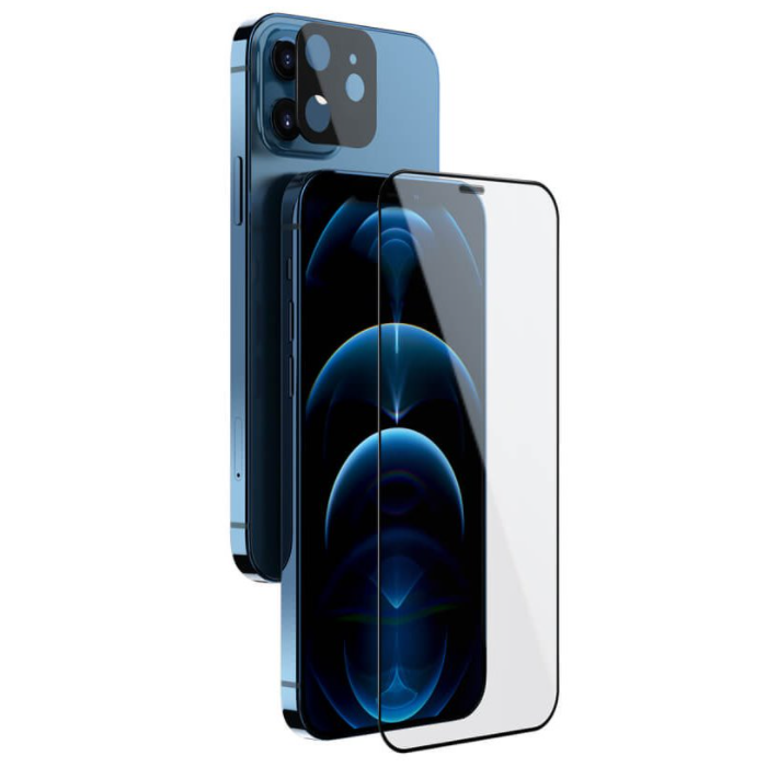 Tvrdené sklo na Apple iPhone 12 Nillkin 2v1 HD Full Screen