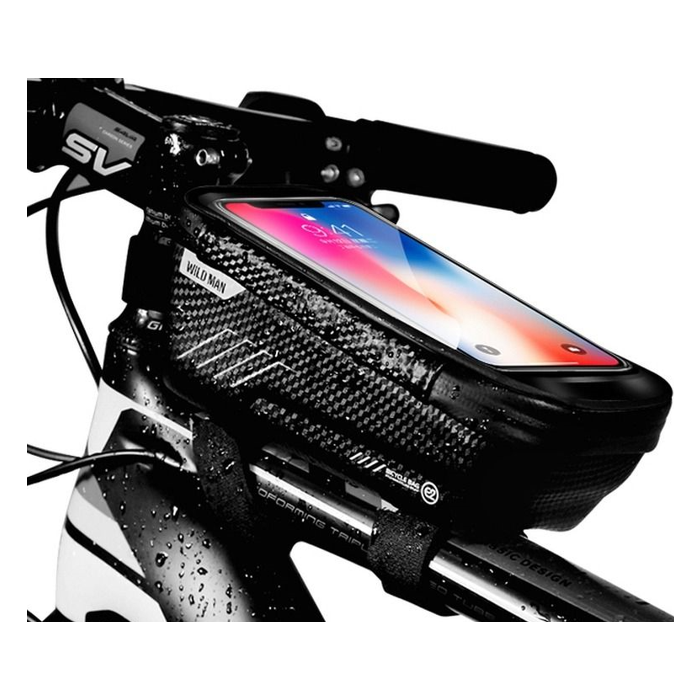 WILDMAN E2, puzdro na bicykel, 1l, telefón 4"-7", čierny