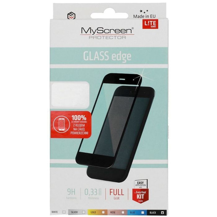 Tvrdené sklo na Motorola Moto G8 Power Lite My Screen celotvárové čierne