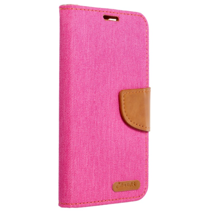 Diárové puzdro Samsung Galaxy A41 Canvas ružové
