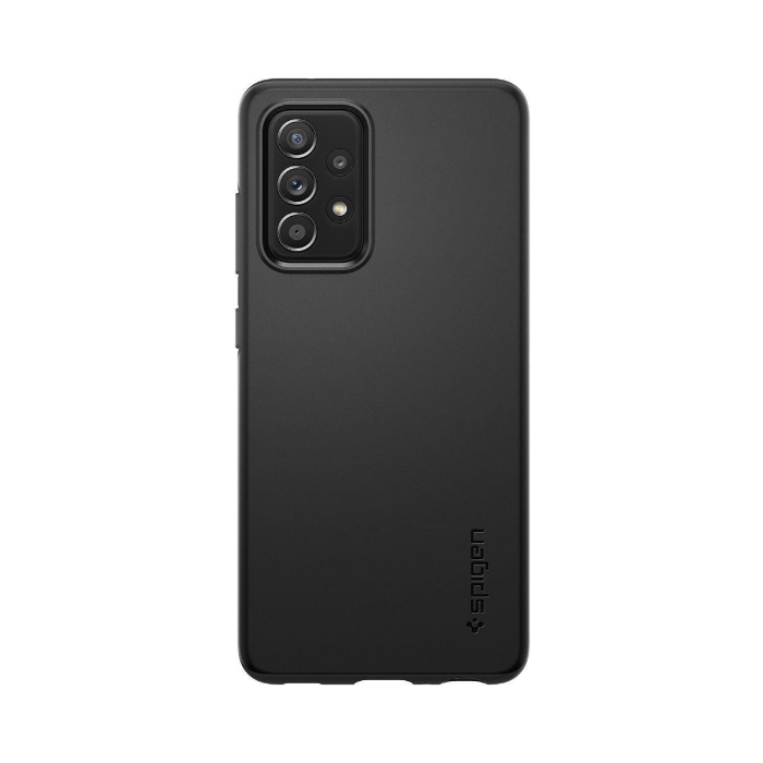 Odolné puzdro na Samsung Galaxy A52 LTE A525/A52 5G A526/A52s A528 Spigen Thin Fit čierne