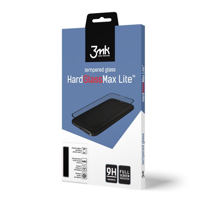 Tvrdené sklo na LG K62/K52/K42 3MK Max Lite čierne