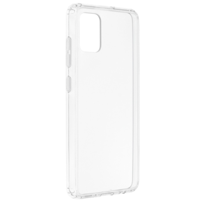Plastové puzdro na Samsung Galaxy A51 Super Clear Hybrid transparent