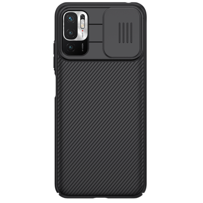 Odolné puzdro na Xiaomi Redmi Note 10 5G/Poco M3 Pro/Poco M3 Pro 5G Nillkin CamShield čierne