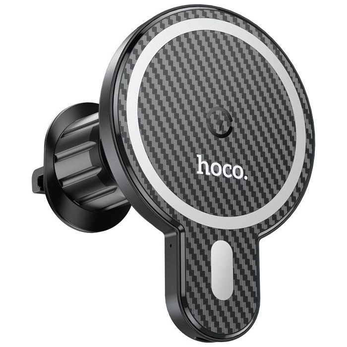HOCO CA85 car holder with wilress charging MagSafe black