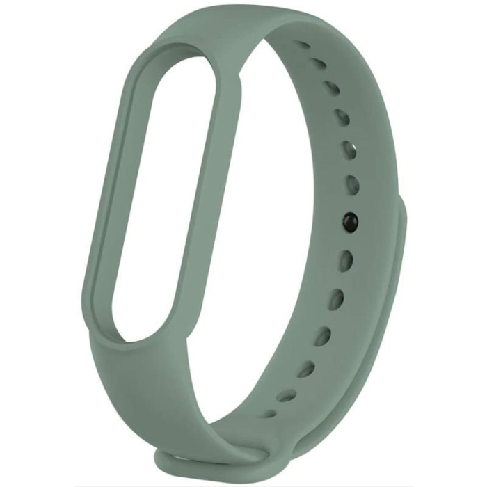 Silikonový náramok pre Xiaomi Mi Band 5/6 Khaki