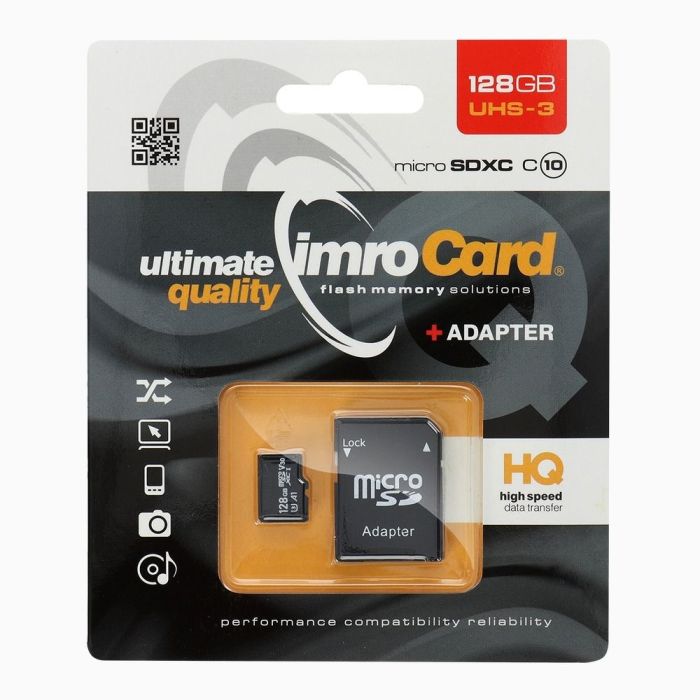 Memory Card Imro microSD 128GB with adapter / Class 10 UHS3