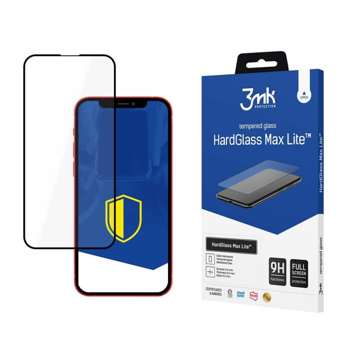Tvrdené sklo na Realme 8/8 Pro 3MK Max Lite celotvárové čierne 