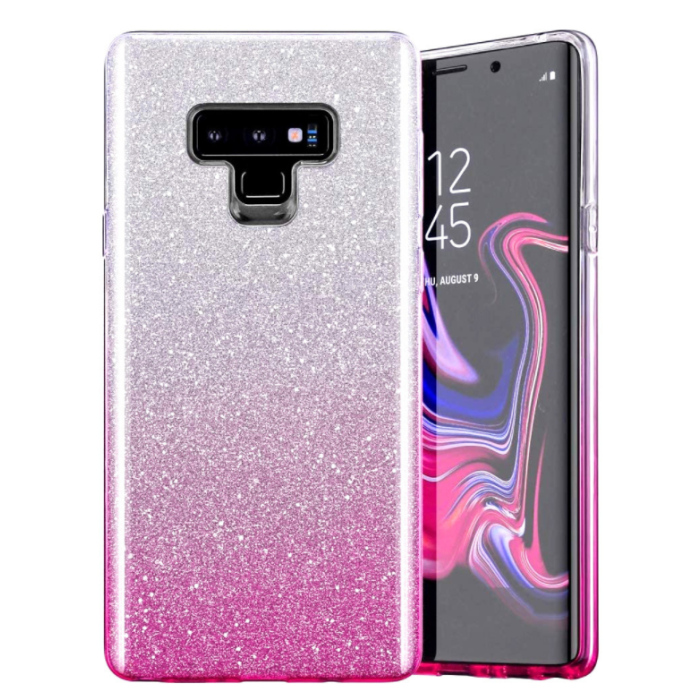 Silikónové puzdro na Samsung Galaxy A22 Shine Bling ružové