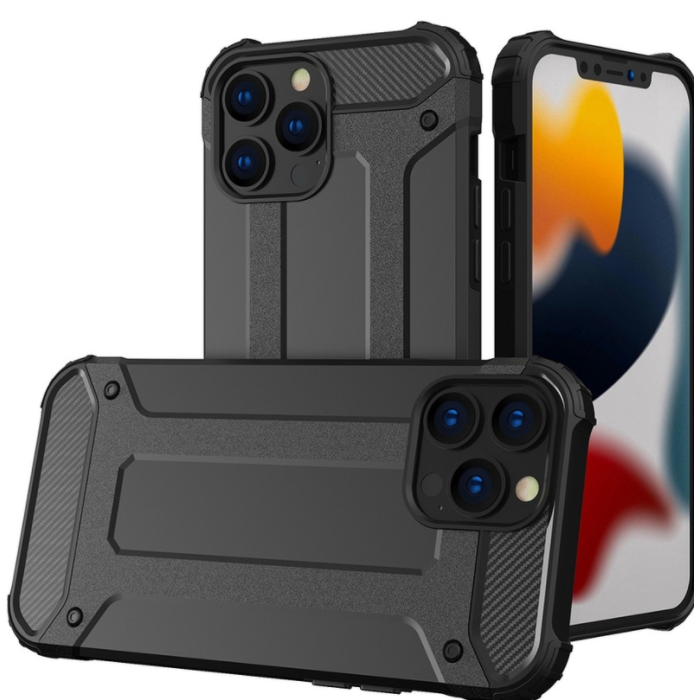 Odolné puzdro na Apple iPhone 13 Pro Max Forcell Armor čierne