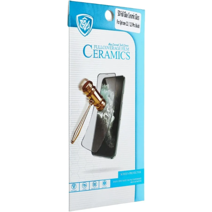 Tvrdené sklo na Apple iPhone 13 Pro Max Ceramic 5D Full Glue čierne