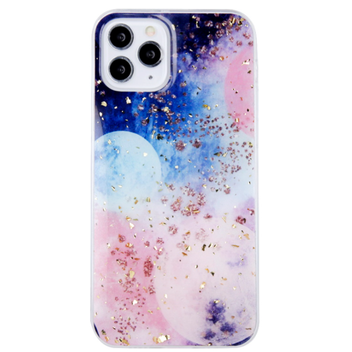 Silikónové puzdro na Motorola Moto G9 Play/E7 Plus Gold Glam Galactic 