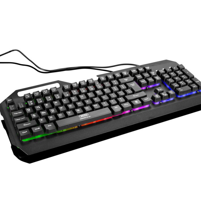 Klávesnica XO KB-01 RGB čierna