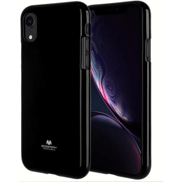 Silikónové puzdro na Apple iPhone 13 Mercury i-Jelly čierne