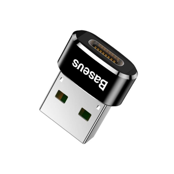 Redukcia BASEUS USB/USB-C čierna